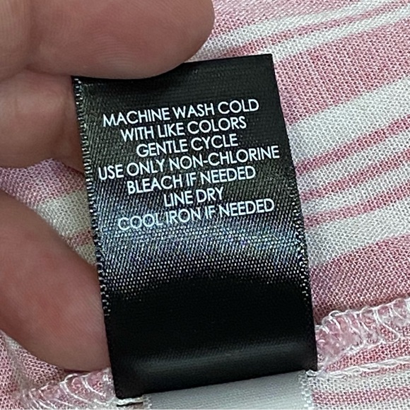 torrid Pink & White Striped Tie-Front Button Down Shirt - Picture 13 of 15